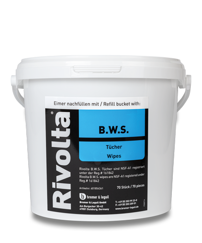 B.W.S. Wipes-RIVOLTA Cleaners von Bremer & Leguil